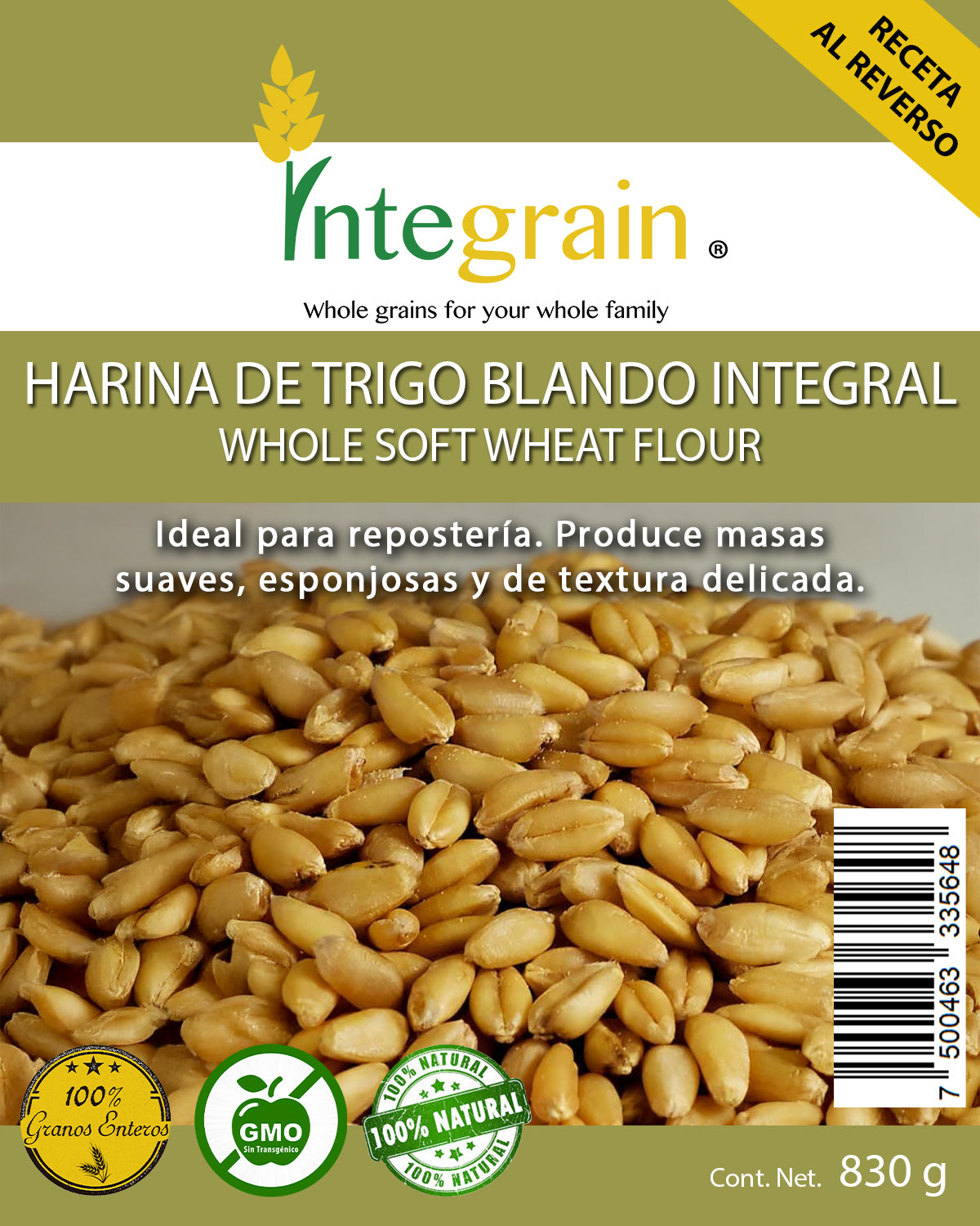 Harina de Trigo Blando Integral