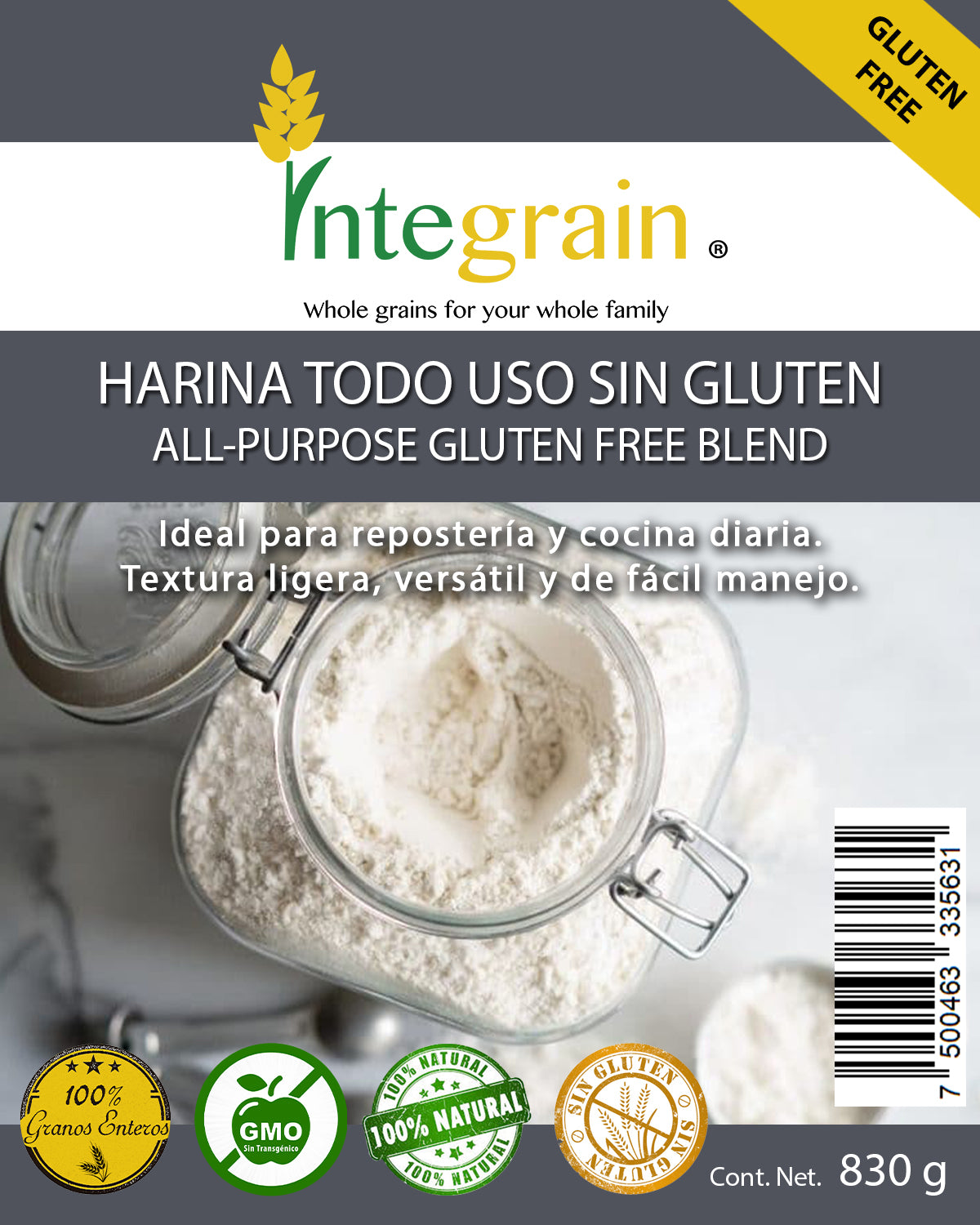 Harina Todo Uso Sin Gluten
