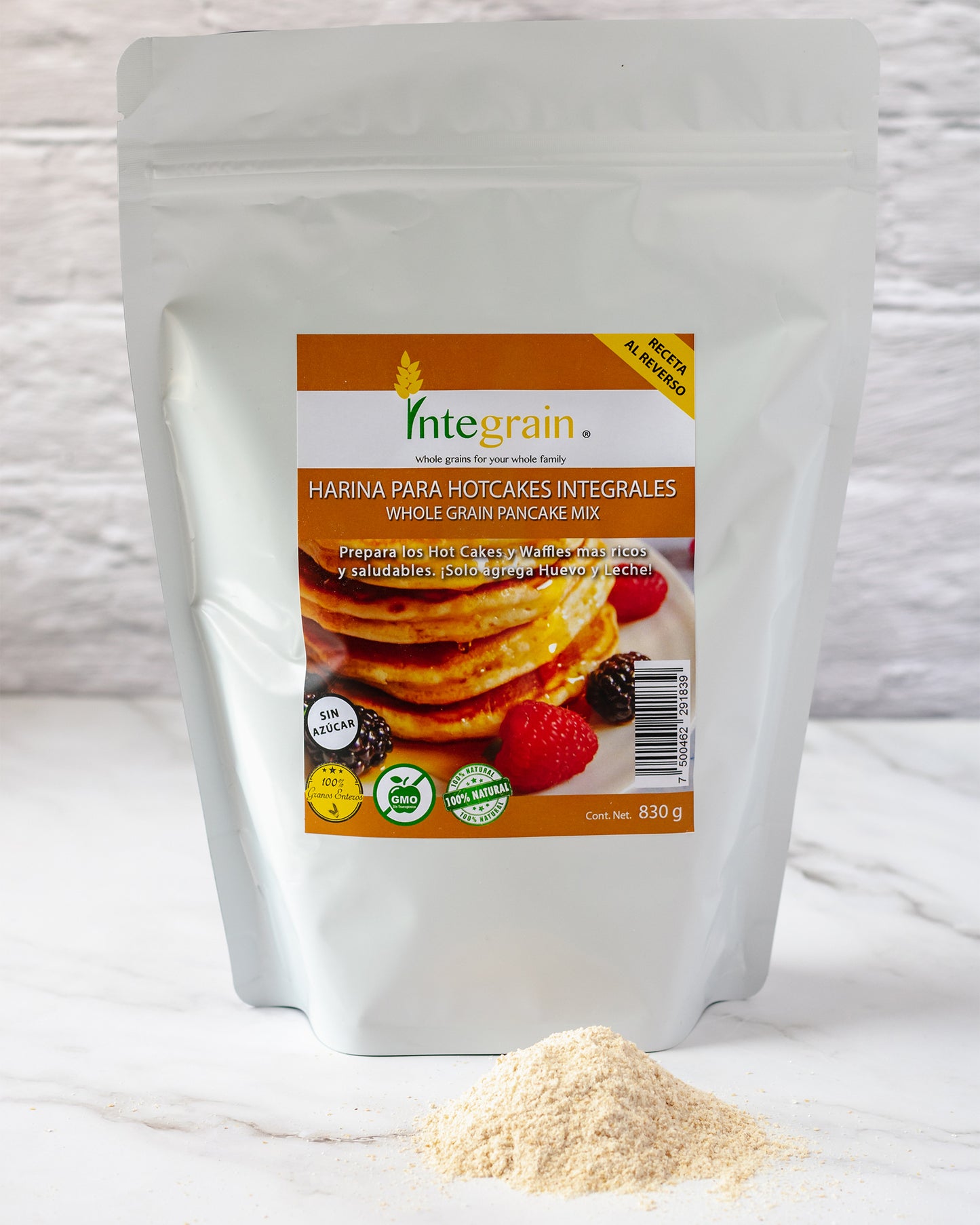 Harina para Hot Cakes Integrales SIN AZÚCAR