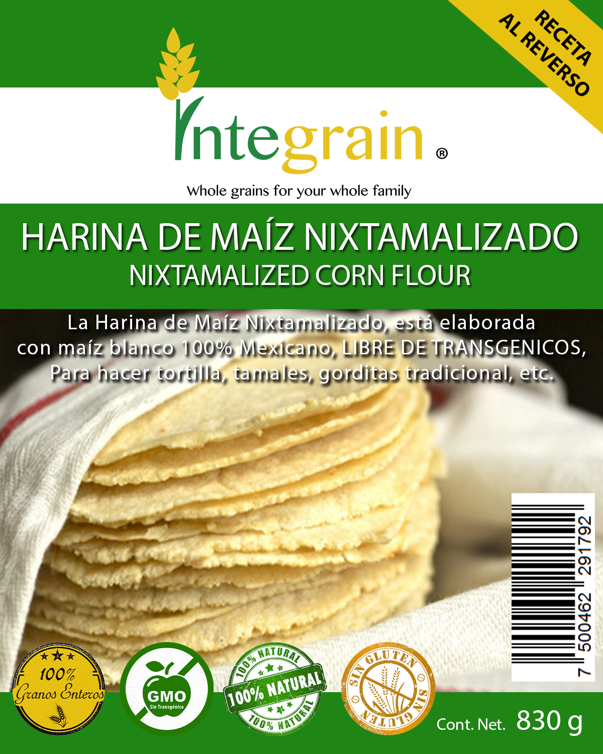 Harina de Maíz Nixtamalizado