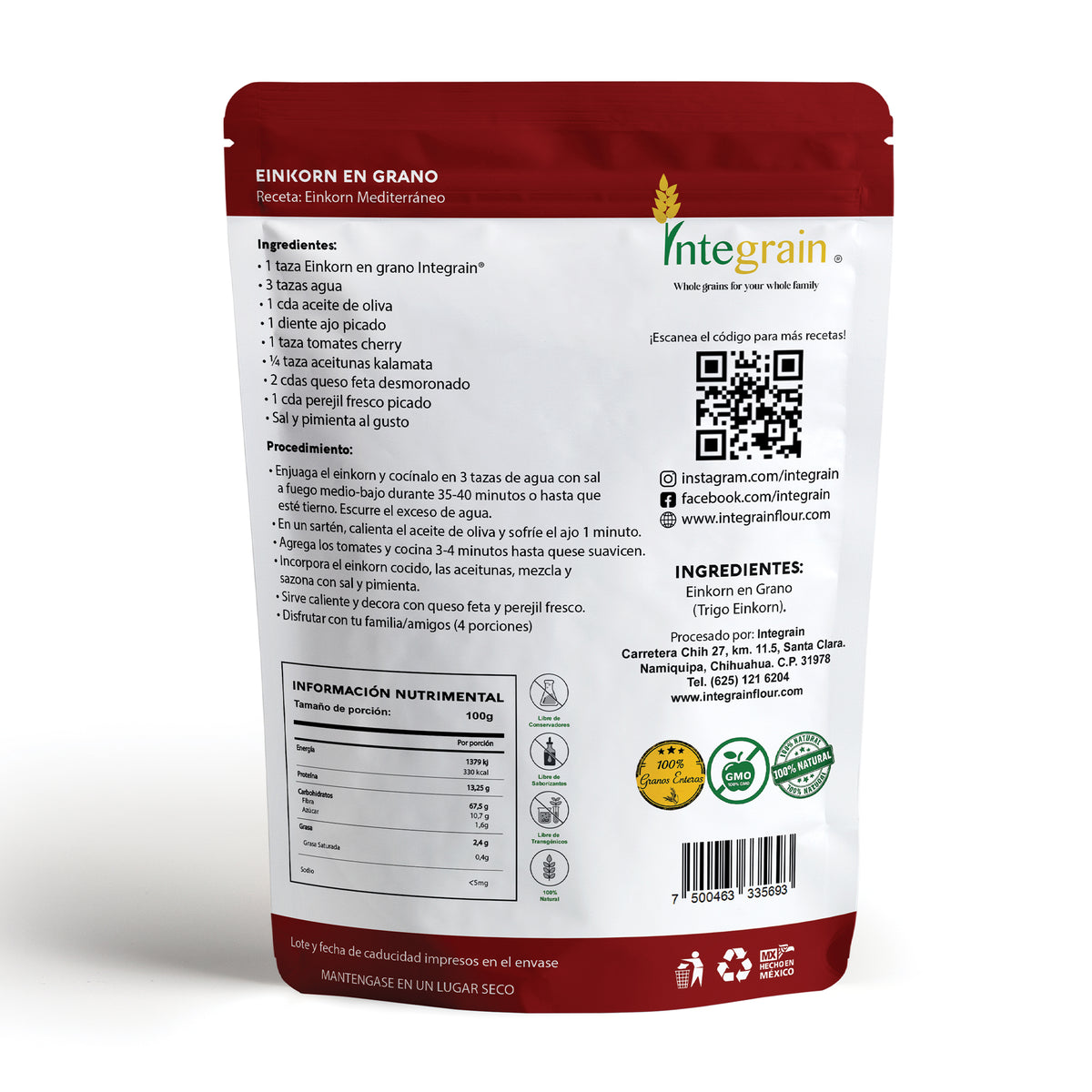 Einkorn en Grano