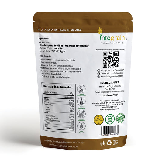 Harina para Tortillas Integrales