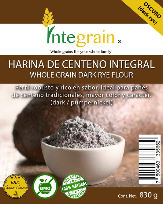 Harina de Centeno Integral Oscuro