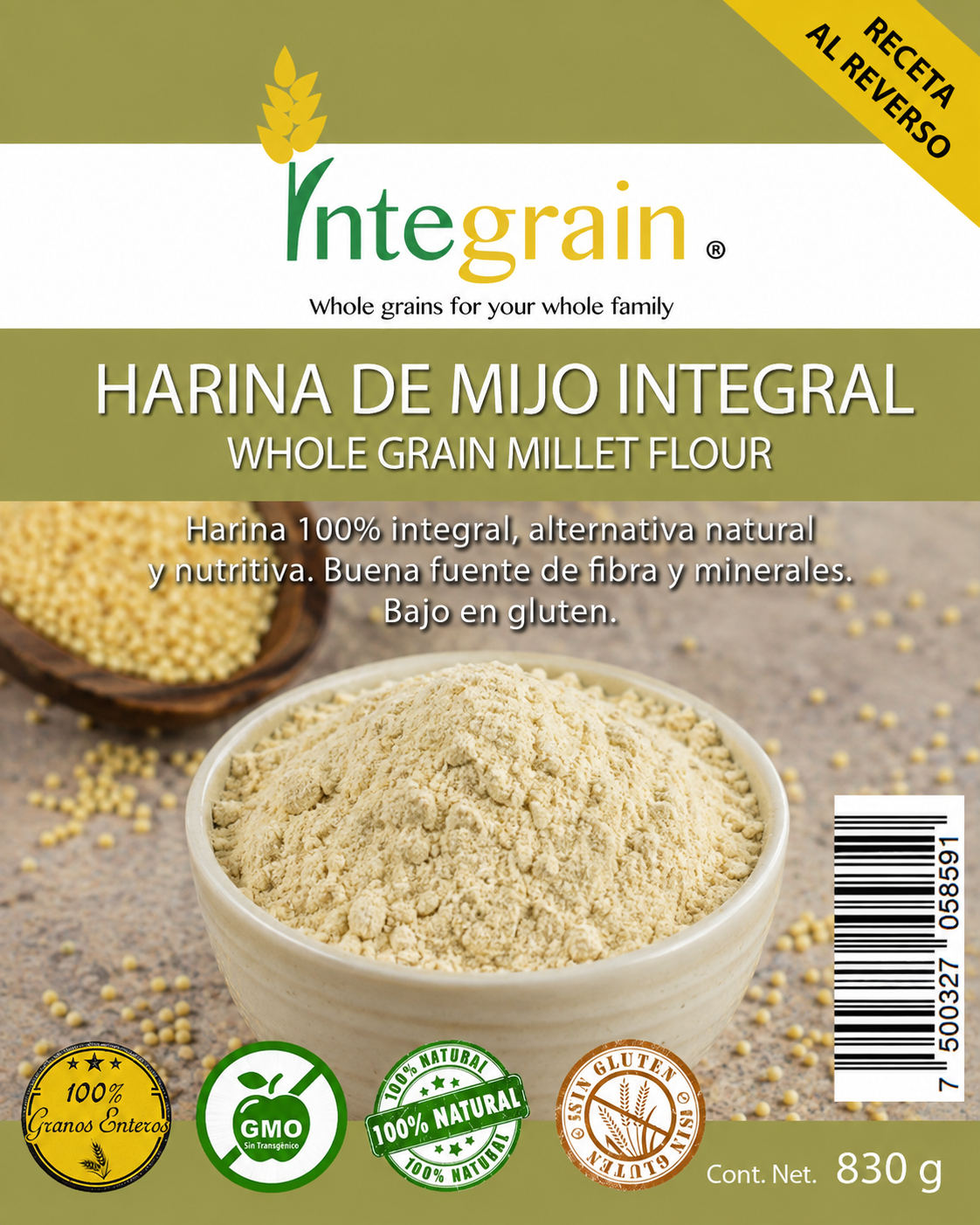 Harina de Mijo Integral
