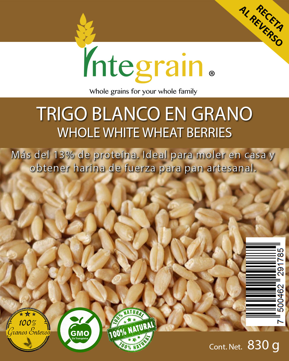 Trigo Blanco en Grano