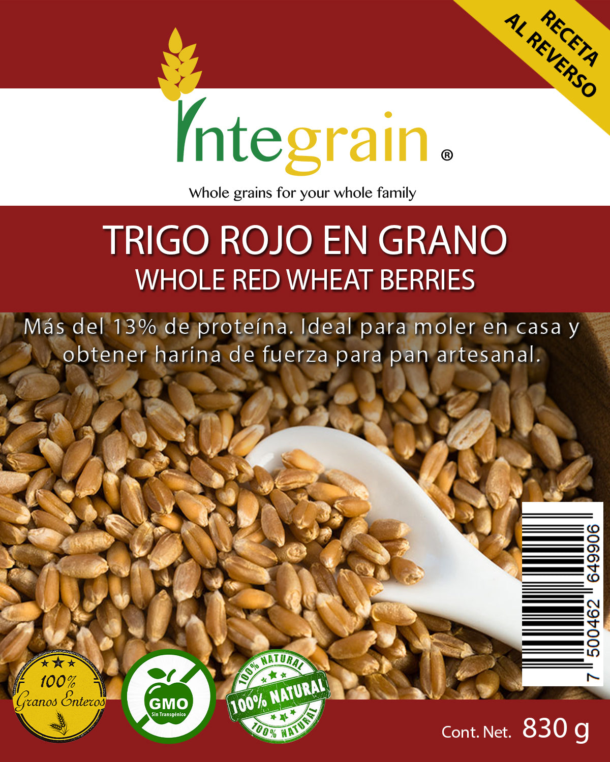 Trigo Rojo en Grano