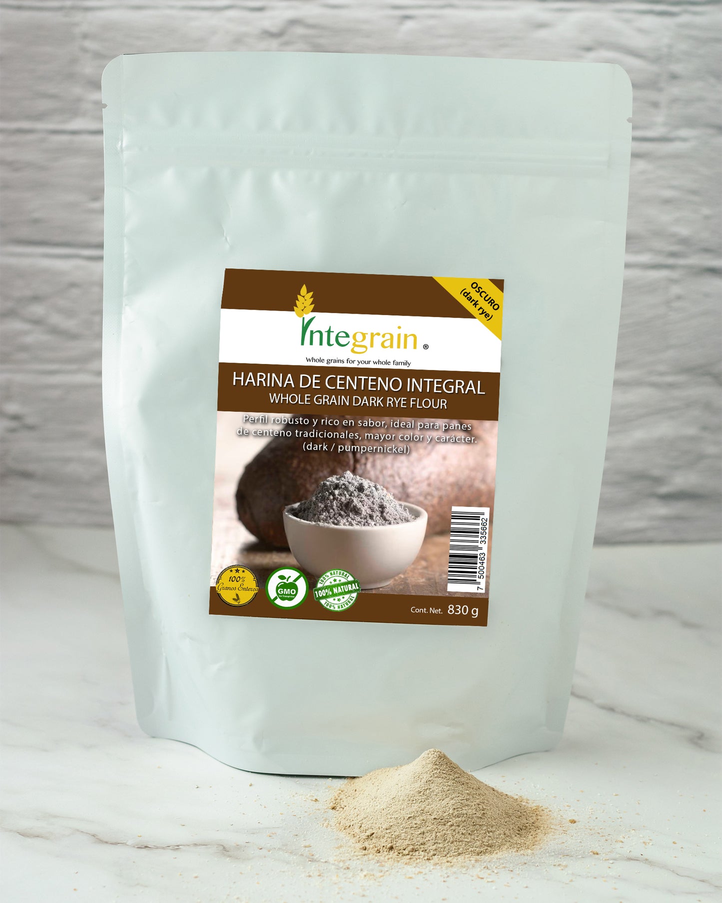 Harina de Centeno Integral Oscuro