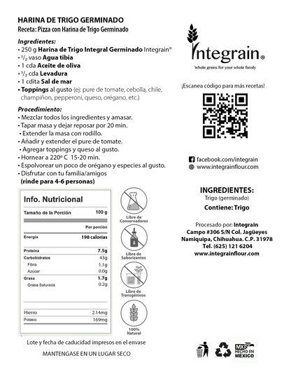 Harina de Trigo Germinado